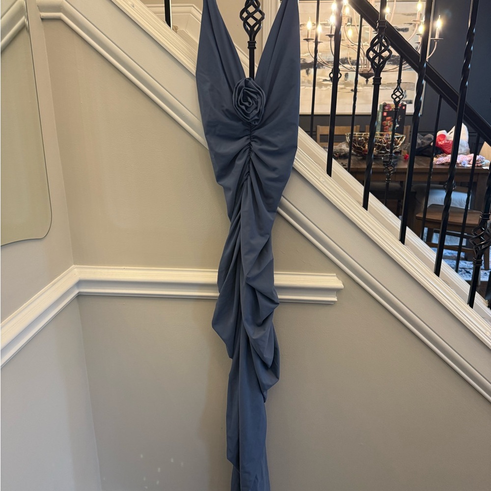 SHEIN Blue Maxi Dress